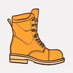 tan work boots image